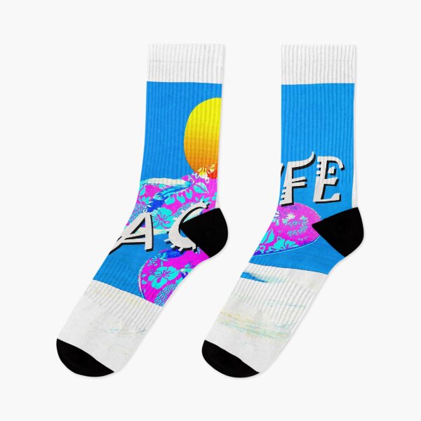 Item preview, Beach Life Flip Flops white sand text designed and sold by Dlt1981.