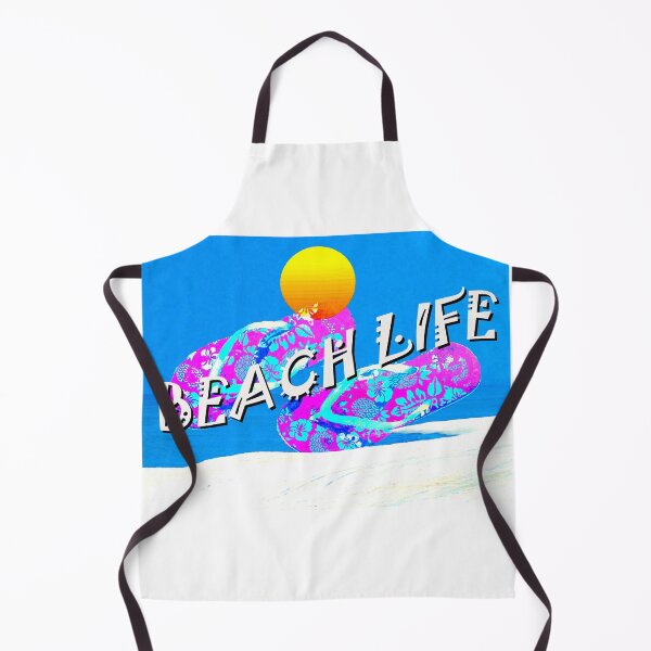 Item preview, Beach Life Flip Flops white sand text designed and sold by Dlt1981.