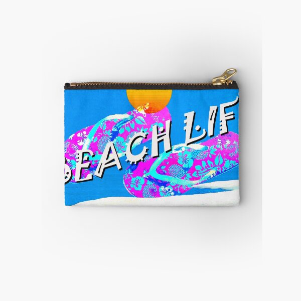 Item preview, Beach Life Flip Flops white sand text designed and sold by Dlt1981.