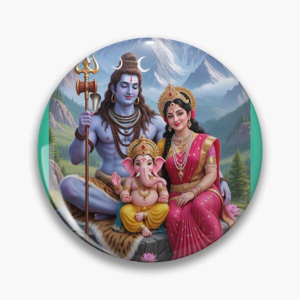 Item preview, Shiv PArwati GAnesh designed and sold by GoddessParvatiSati.