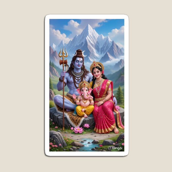 Artikelvorschau, Shiva Parwati Ganesh entworfen und verkauft von GoddessParvatiSati.