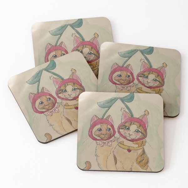 Item preview, Cherry Cats designed and sold by ellesprints.