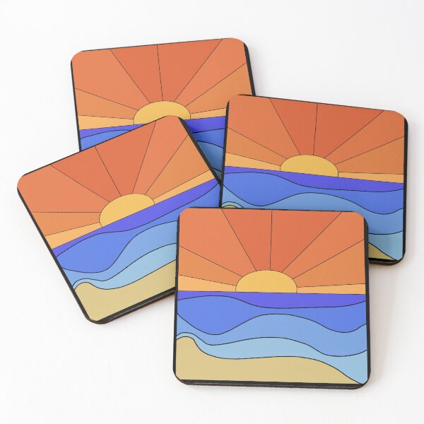 Item preview, Sunset over the beach designed and sold by Zana's Archive.