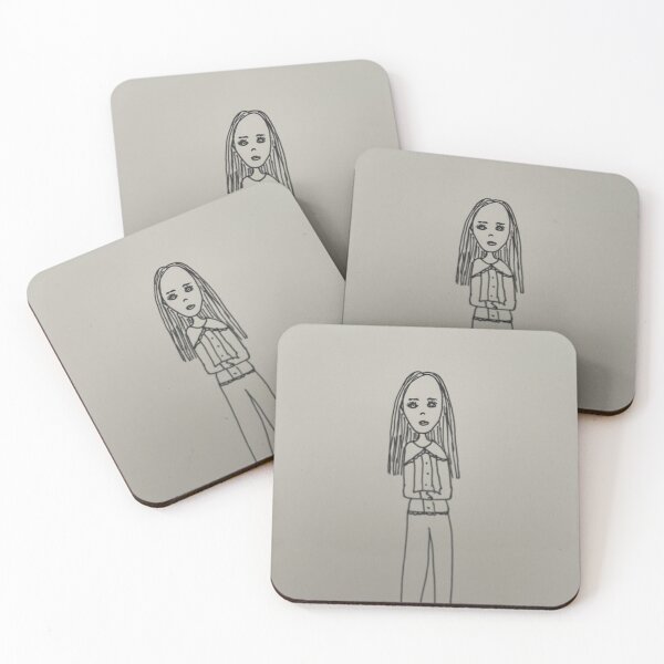 Item preview, Una persona de dibujo bonito en blanco. designed and sold by Aylin481.