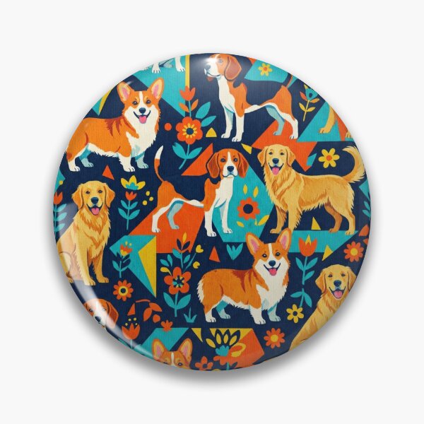 Item preview, Cute Retro Dog Lover Gift - Funny Anatomy of a Dog Puppy Art designed and sold by OddlySticky.