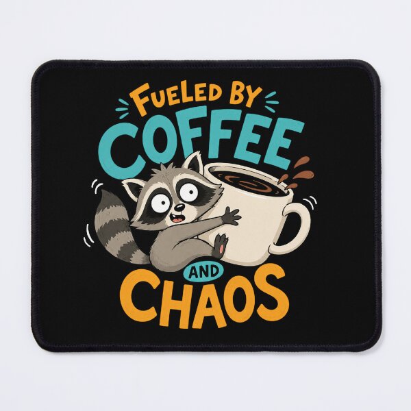 Item preview, Fueled by Coffee and Chaos designed and sold by Silvered-Wings.