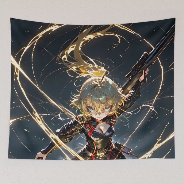Item preview, Tanya Degurechaff Saga Of Tanya Radiant Energy Sky Pose designed and sold by Dashsopaner.