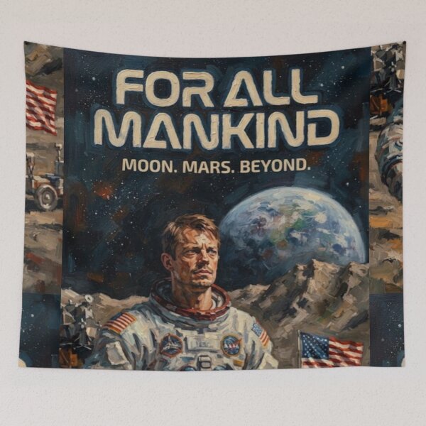 Item preview, For All Mankind Fine Art Tribute designed and sold by Art's Diner.