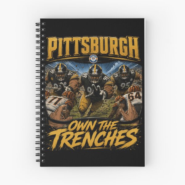 Item preview, Steel City Collection: Own The Trenches (Heyward, Harmon, Benton) designed and sold by RivertigerArts.