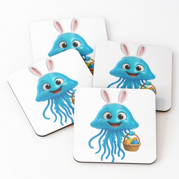 Item preview, Easter Moon Jellyfish designed and sold by Sillytoe.