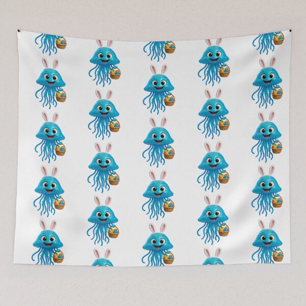 Item preview, Easter Moon Jellyfish designed and sold by Sillytoe.