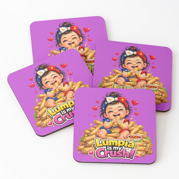 Item preview, Lumpia Is My Crush! Cute Filipino Girl  designed and sold by FlipFlopTeesCo.