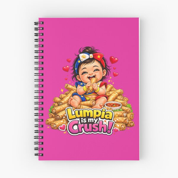 Item preview, Lumpia Is My Crush! Cute Filipino Girl  designed and sold by FlipFlopTeesCo.