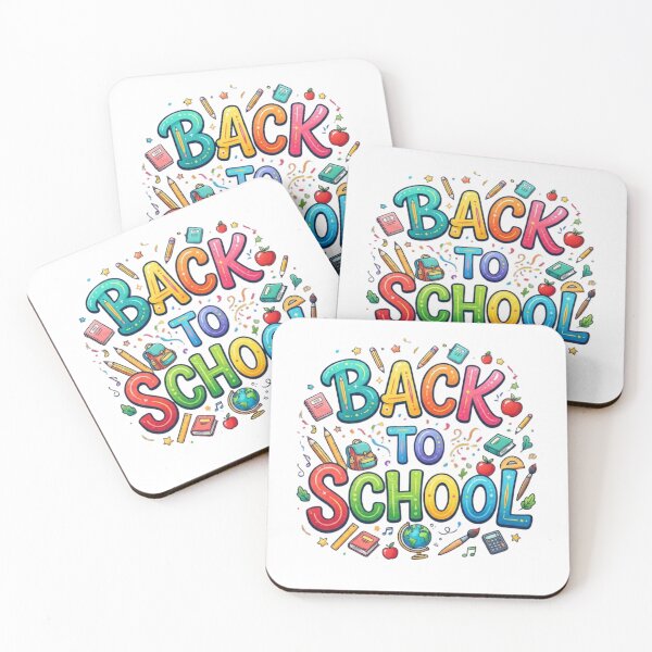 Item preview, Vibrant Back to School Typography Design with Educational Elements designed and sold by VibranPalette.