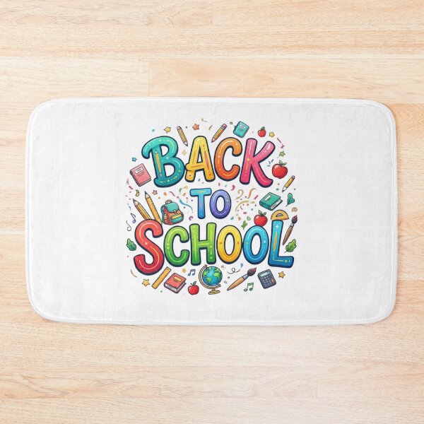Item preview, Vibrant Back to School Typography Design with Educational Elements designed and sold by VibranPalette.