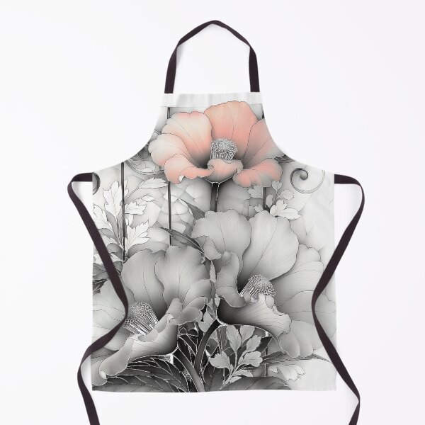 Item preview, The Blush Poppy in Monochrome designed and sold by bloorose.