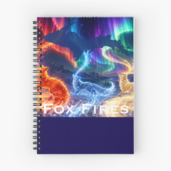 Item preview, Fox Fires | Upper Peninsula Michigan Artwork designed and sold by FreshWaterWares.