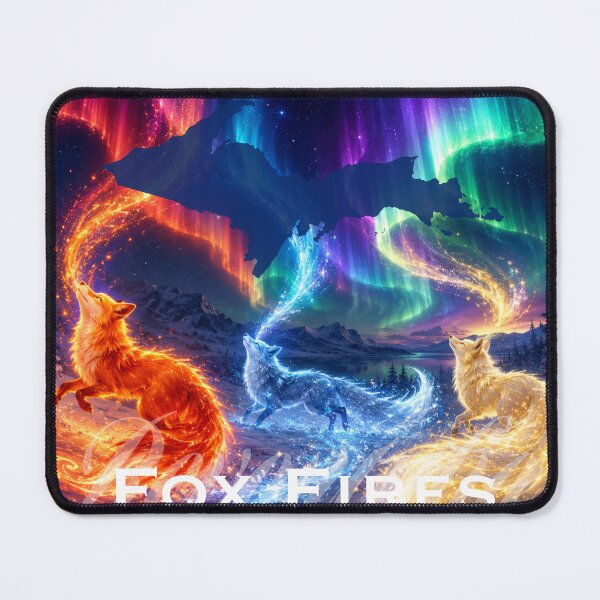 Item preview, Fox Fires | Upper Peninsula Michigan Artwork designed and sold by FreshWaterWares.