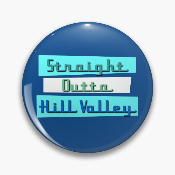 Item preview, Straight Outta Hill Valley Blue designed and sold by Normbot2000.
