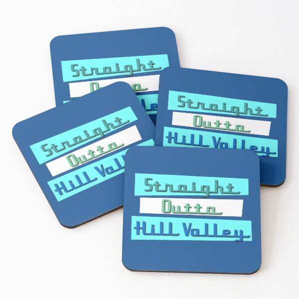 Item preview, Straight Outta Hill Valley Blue designed and sold by Normbot2000.
