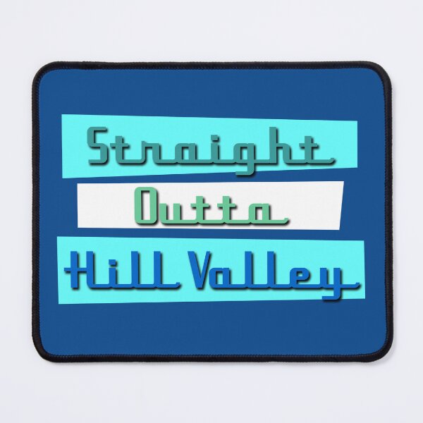 Item preview, Straight Outta Hill Valley Blue designed and sold by Normbot2000.
