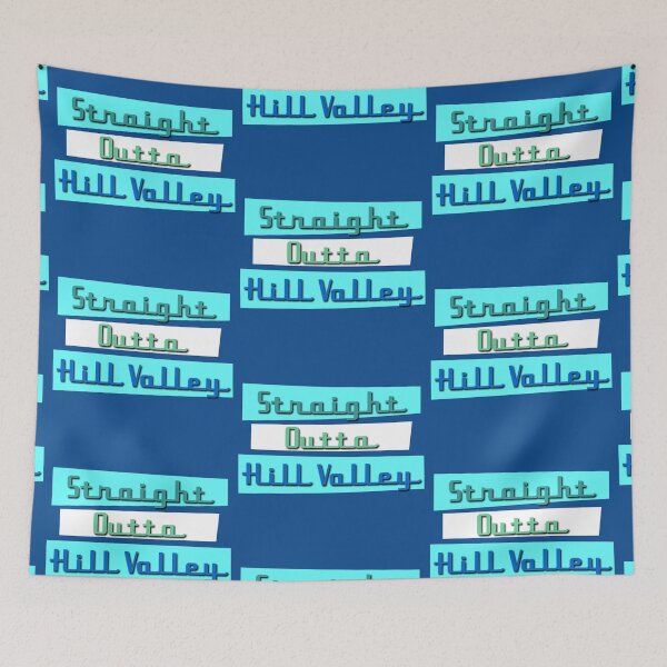 Item preview, Straight Outta Hill Valley Blue designed and sold by Normbot2000.