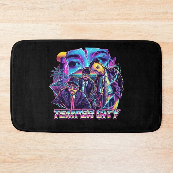 Item preview, Temper city self aware music album cover art designed and sold by ARTeez⭐️⭐️⭐️⭐️⭐️.