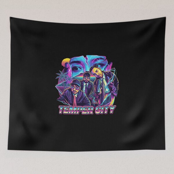 Item preview, Temper city self aware music album cover art designed and sold by ARTeez⭐️⭐️⭐️⭐️⭐️.