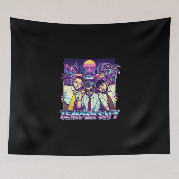 Item preview, Temper city self aware music album cover art designed and sold by ARTeez⭐️⭐️⭐️⭐️⭐️.