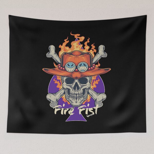 Item preview, portgas d ace flag designed and sold by VividMorphk.