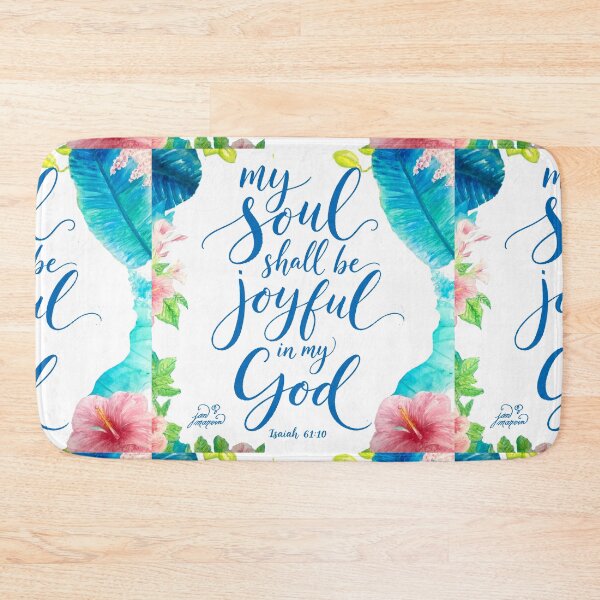 Item preview, My Soul Shall Be Joyful in My God square image designed and sold by Jan Marvin Art Studio.
