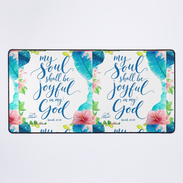 Item preview, My Soul Shall Be Joyful in My God square image designed and sold by Jan Marvin Art Studio.