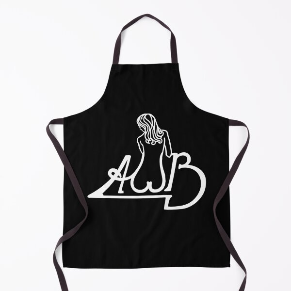 Item preview, Stylized Woman Silhouette Forming AWB Initials designed and sold by AnotherPlanet -.