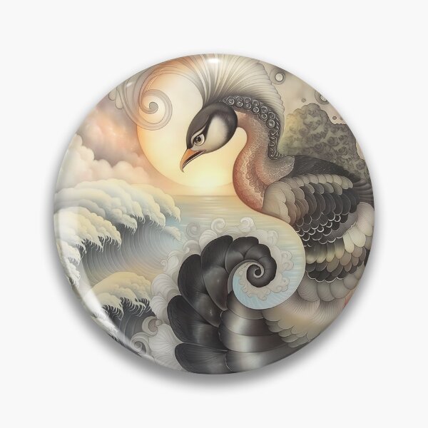 Item preview, The Crested Guardian of the Spiraled Sea designed and sold by bloorose.