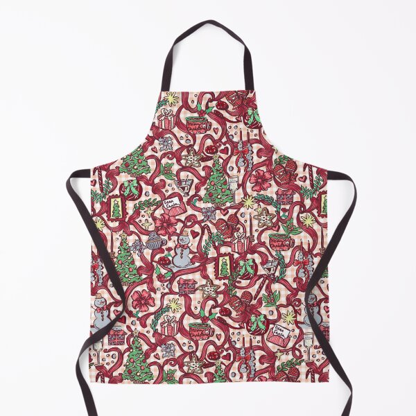 Item preview, Christmas Ribbons Burgundy designed and sold by Tess Arden.