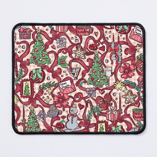 Item preview, Christmas Ribbons Burgundy designed and sold by Tess Arden.