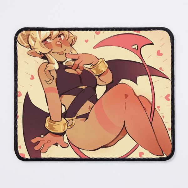 Item preview, Playful Anime Demon Girl with Hearts designed and sold by Besbousa-blesel.