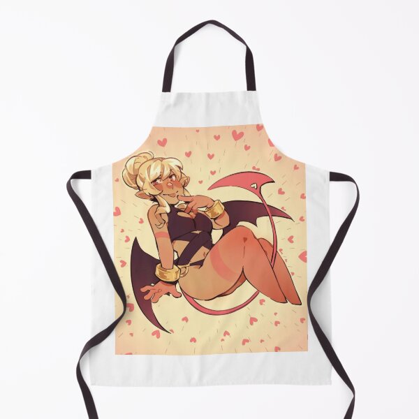 Item preview, Playful Anime Demon Girl with Hearts designed and sold by Besbousa-blesel.