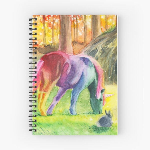 Artikelvorschau, Regenbogen das Einhorn entworfen und verkauft von Lizzie Kelso.