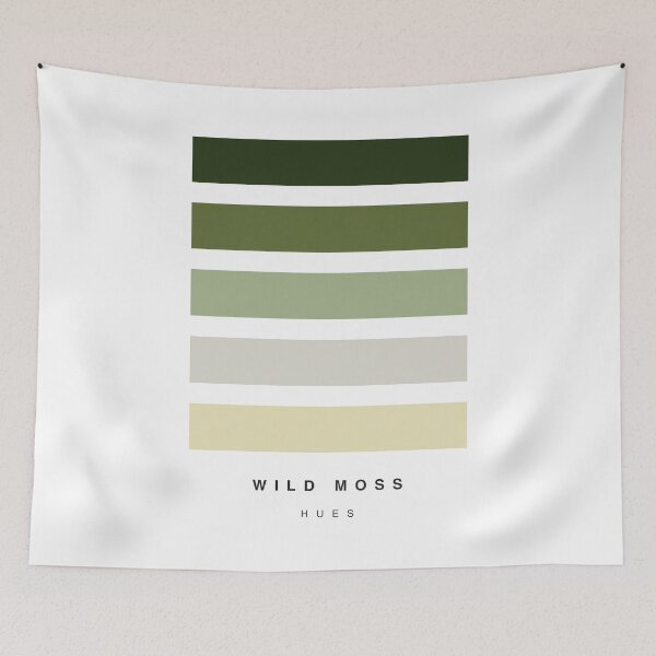 Item preview, ‘Wild Moss’ Classic Hue Palette designed and sold by The Colourful Game.