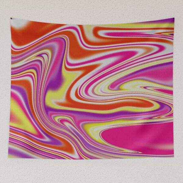 Item preview, Vibrant Groovy Marble Fluid Swirls designed and sold by Happyabstract.