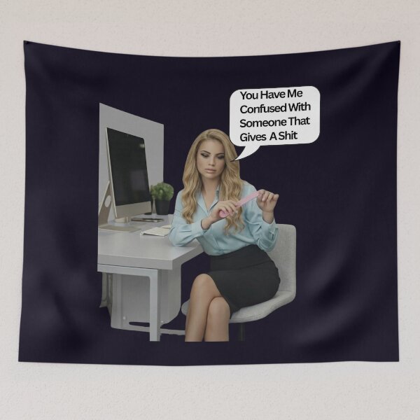 Item preview, CONFUSED WITH SOMEONE THAT GIVES A SHIT designed and sold by PRINTSCHARMINGM.