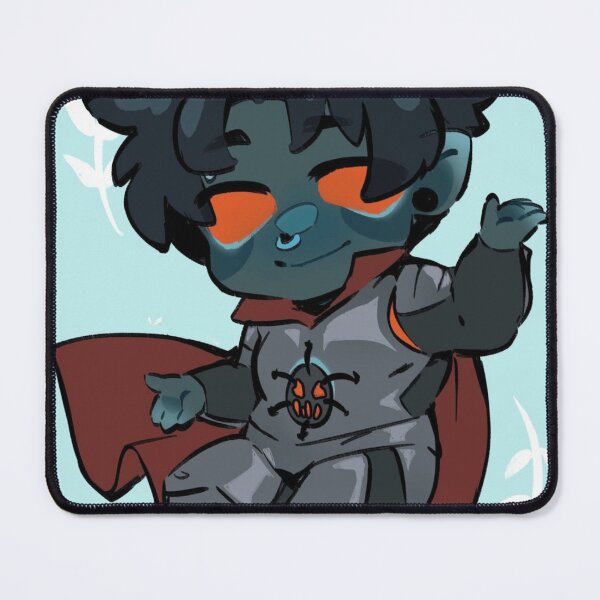 Item preview, Chibi Beetle Hero with Red Cape and Glowing Eyes designed and sold by Besbousa-blesel.