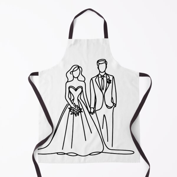 Item preview, Timeless Wedding Day Portrait of Bride and Groom designed and sold by pixiedustpaint.