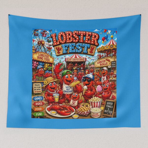 Item preview, Lobster Fest | Funny New England Lobster Carnival designed and sold by Dad Duty Designs.