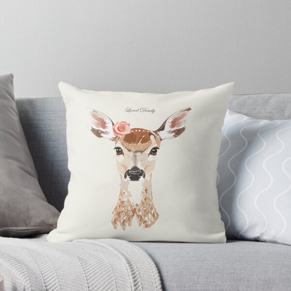Item preview, Loved Dearly Deer Portrait designed and sold by FawnFeatherCo.