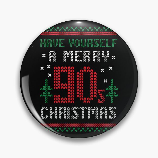 Item preview, Have Yourself a Merry Christmas 90s retro knitted sweater design designed and sold by Jdawnink.