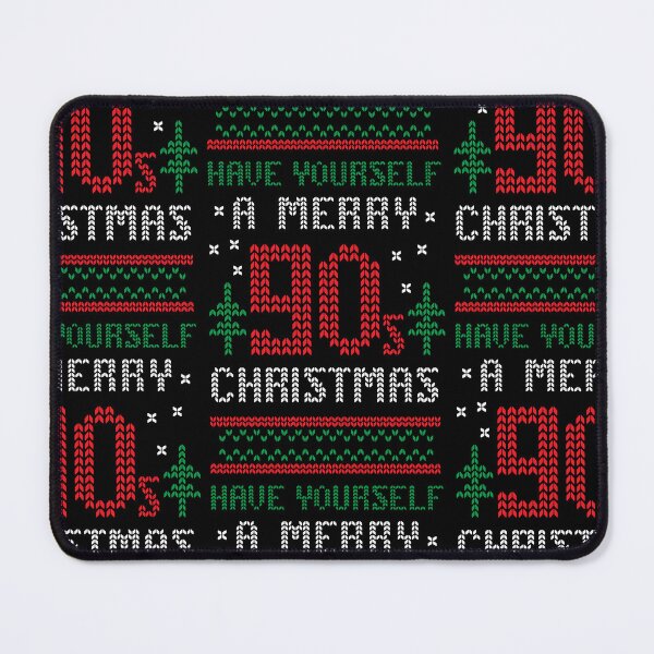 Item preview, Have Yourself a Merry Christmas 90s retro knitted sweater design designed and sold by Jdawnink.