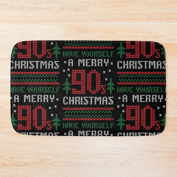 Item preview, Have Yourself a Merry Christmas 90s retro knitted sweater design designed and sold by Jdawnink.