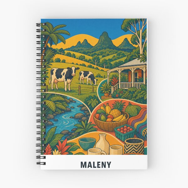 Item preview, Maleny Glass House Mountains Dairy Creek and Crafts designed and sold by Print My Town.